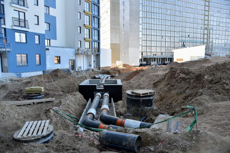 Sewer Line Trenching