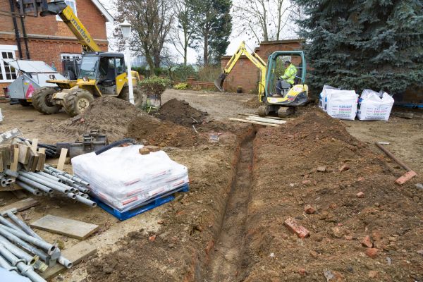 Drainage Ditch Digging in Grove City