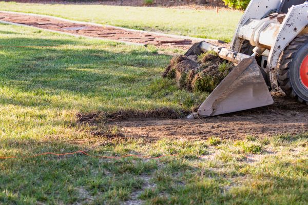 Yard Drainage Grading in Grove City