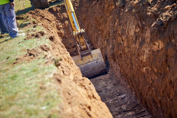 Ditch Excavation in Grove City