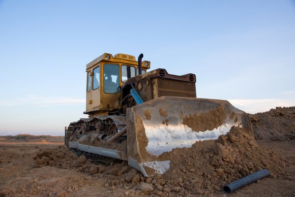 Bulldozer Land Grading in Grove City