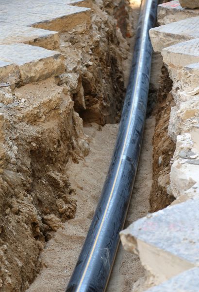 Drainpipe Trenching in Grove City